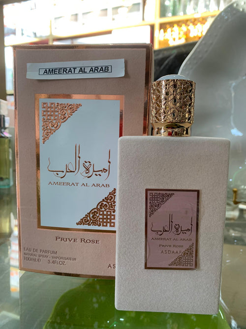 AMEFRAT AL ARAB PRIVE ROSE Eau de Parfum - 100 ml / 3.4 FL.OZ La rose dans toute sa noblesse orientale